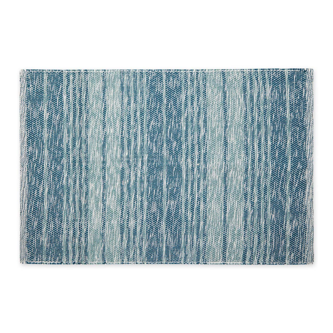 DII® Variegated Stripe Handwoven Recycled Yarn Rug, 2ft. x 3ft.